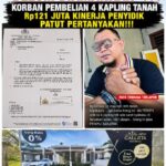 5 Kali SP2HP Terbit, Terduga Pelaku “Belum Diamankan”???, Korban Pembelian 4 Kapling Tanah Rp121 Juta Kinerja Penyidik Patut Pertanyakan!!!